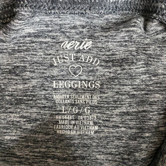 Aerie Shirt Womens Large Gray Sleeveless Drawstring Cowl Neck Split Sides Comfy - Picture 2 of 12